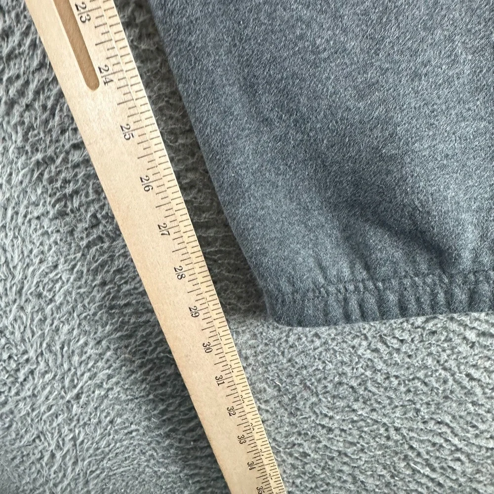 Adidas Sweatpants Mens XL Gray‎ Cotton Fleece Lined Tapered Striped Performance